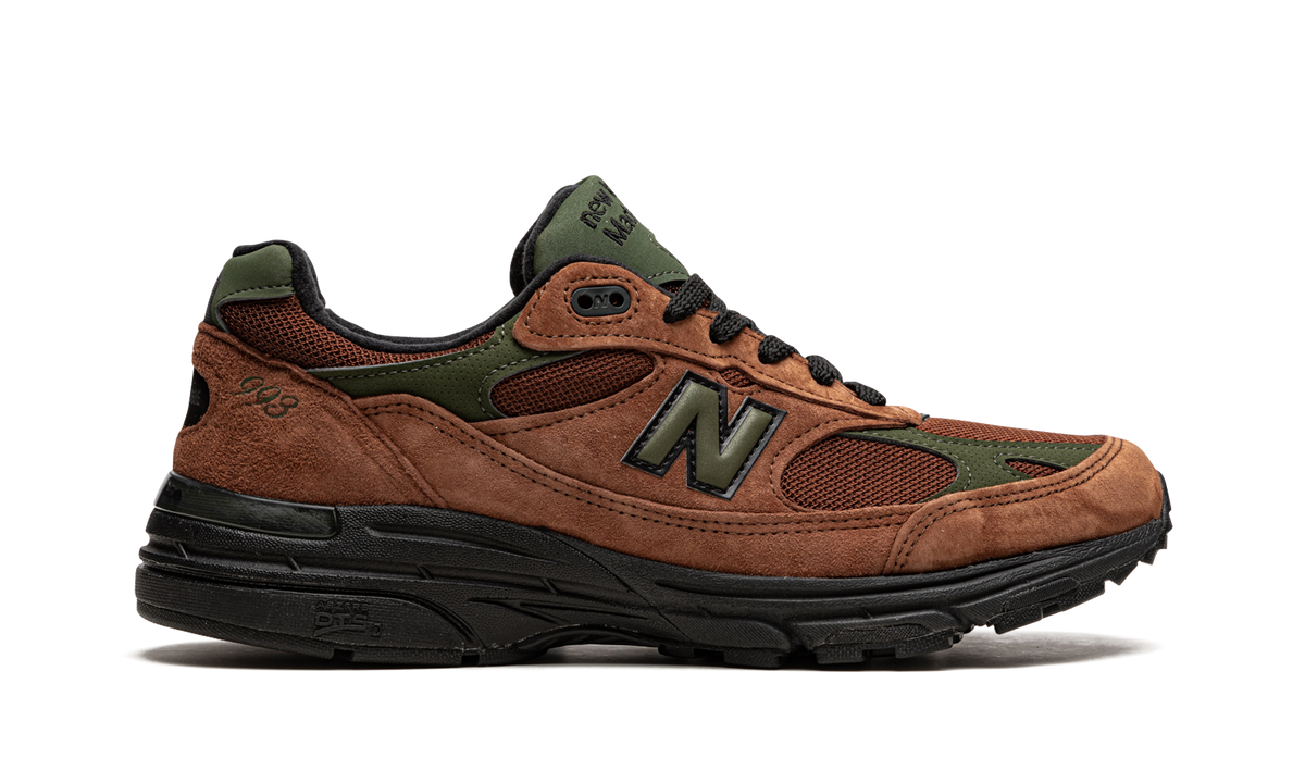Overkicks - New Balance 993 Aime Leon Dore Brown (MR993ALD) - detalle talón