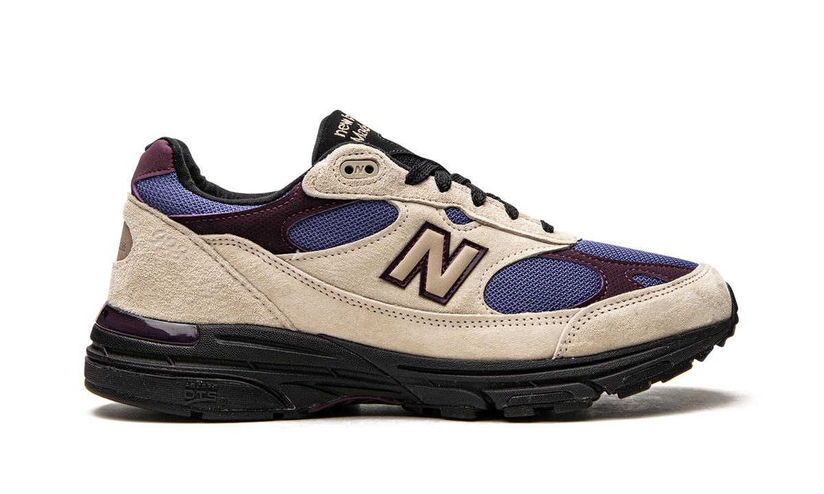 Overkicks - New Balance 993 Aime Leon Dore Taupe (MR993ALL) - detalle talón