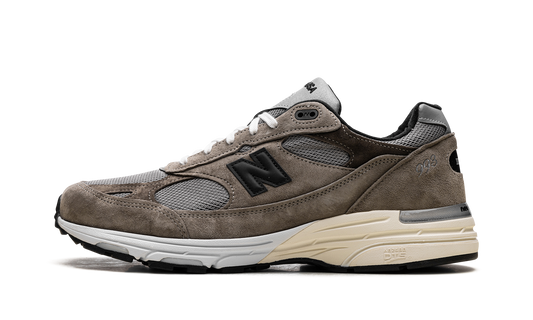 Overkicks - New Balance 993 MiUSA JJJJound Military Urban Grey Angora (U993JJ) - vista lateral