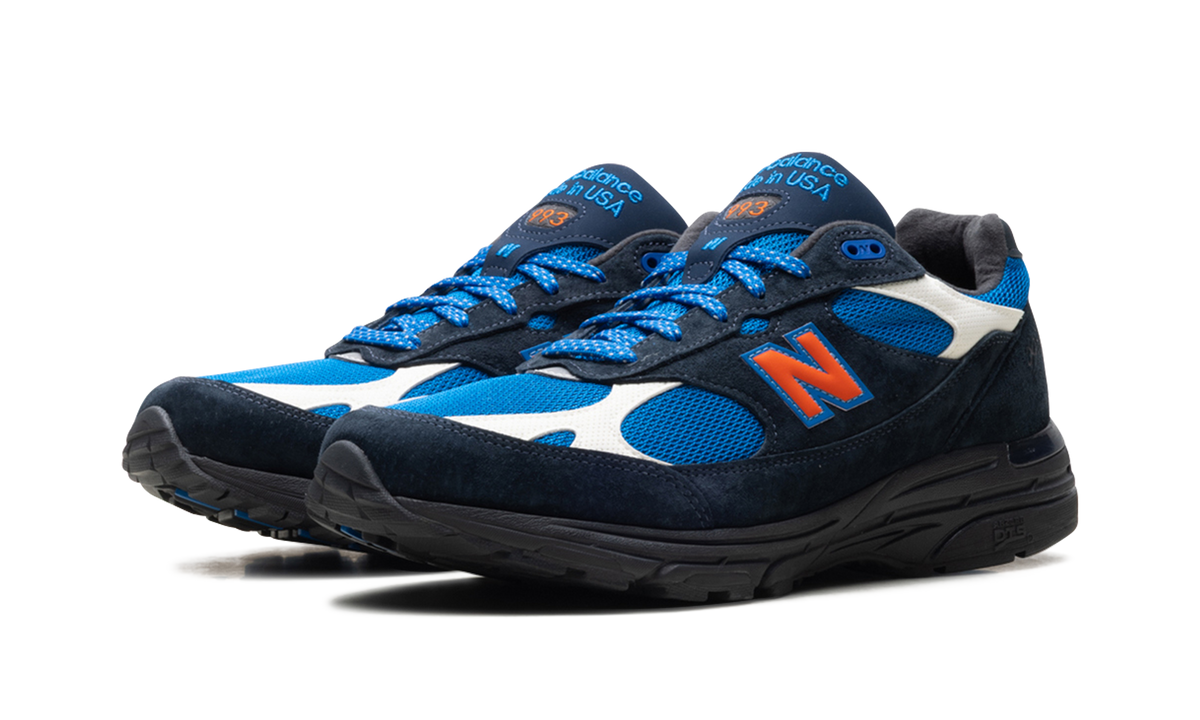 Overkicks - New Balance 993 MiUSA Kith Madison Square Garden Navy (U993MG) - vista trasera