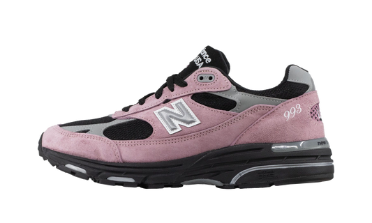 Overkicks - New Balance 993 MiUSA Pink Taffy (U993PB) - vista lateral