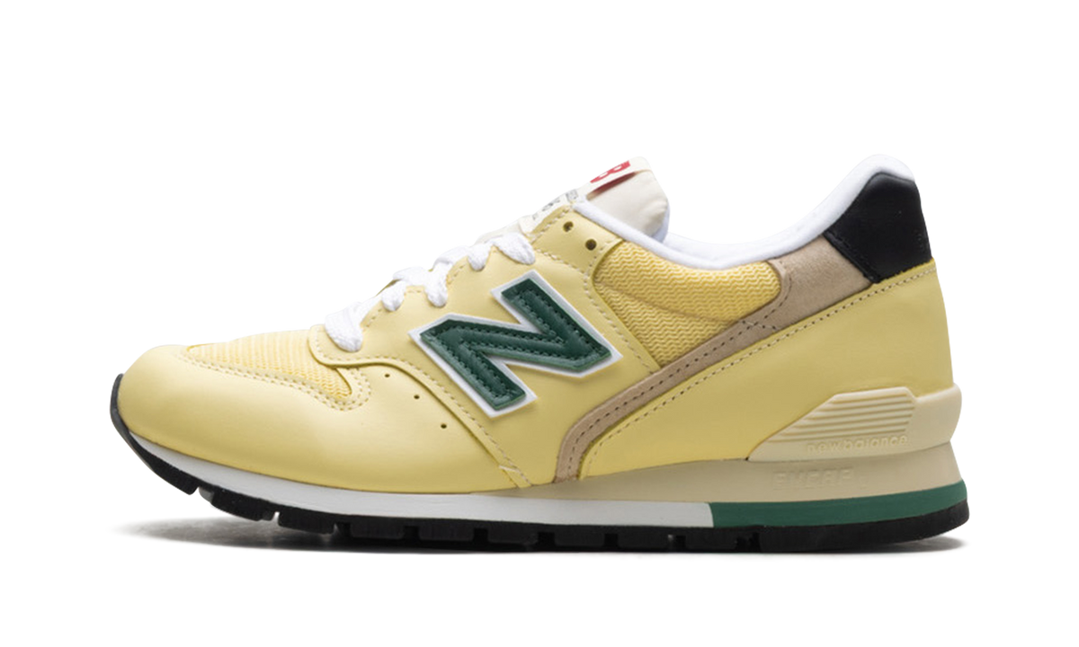 Overkicks - New Balance 996 MiUSA Sulphur Forest Green (U996TD) - vista lateral