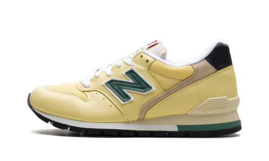 Overkicks - New Balance 996 MiUSA Sulphur Forest Green (U996TD) - vista lateral