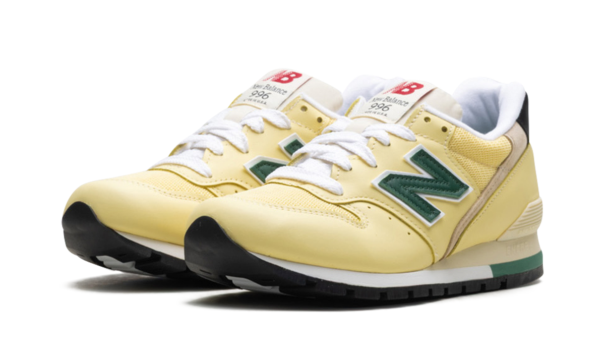 Overkicks - New Balance 996 MiUSA Sulphur Forest Green (U996TD) - vista trasera