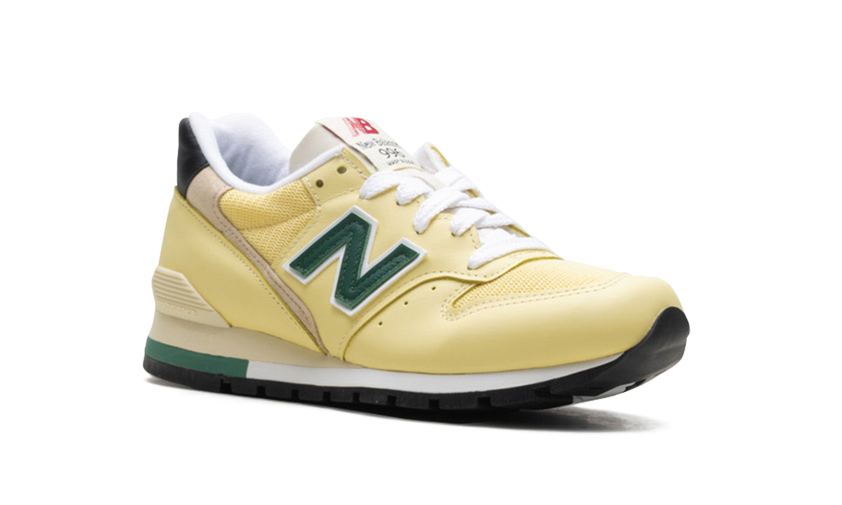 Overkicks - New Balance 996 MiUSA Sulphur Forest Green (U996TD) - detalle lateral interior