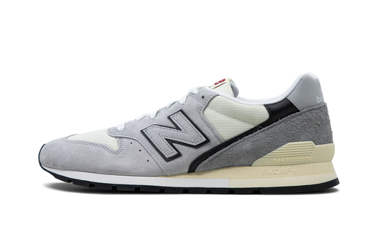 Overkicks - New Balance 996 MiUSA Teddy Santis Grey White Black (U996TG) - vista lateral