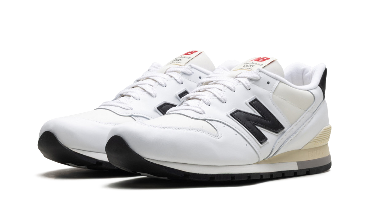 Overkicks - New Balance 996 MiUSA White Black (U996TC) - vista trasera