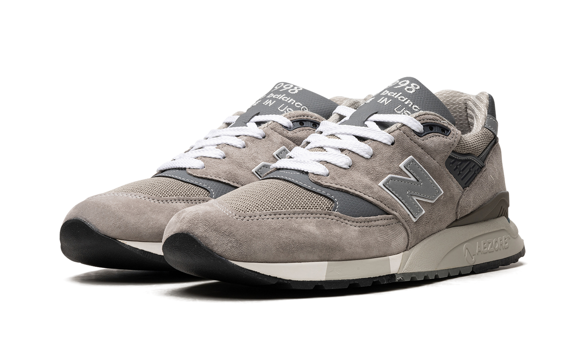 Overkicks - New Balance 998 Core MiUSA Grey Silver (U998GR) - vista trasera
