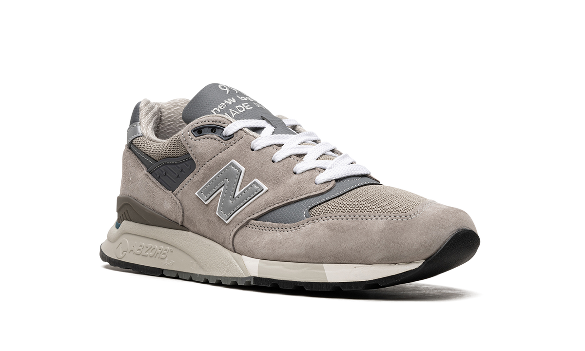 Overkicks - New Balance 998 Core MiUSA Grey Silver (U998GR) - detalle lateral interior