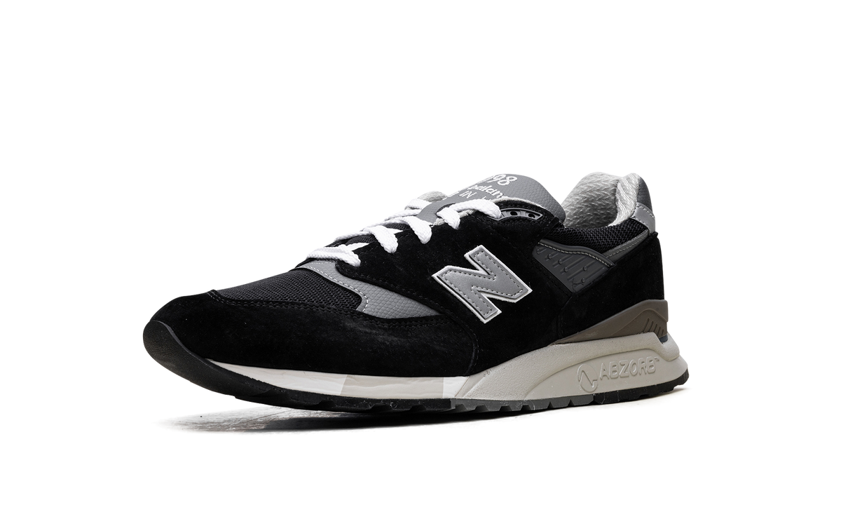 Overkicks - New Balance 998 MiUSA Black Silver (U998BL) - detalle suela