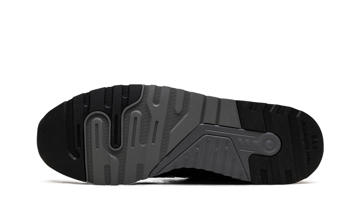 Overkicks - New Balance 998 MiUSA Black Silver (U998BL) - vista superior