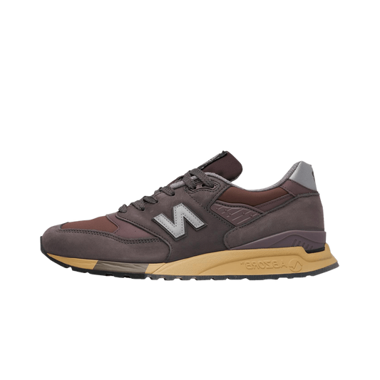 Overkicks - New Balance 998 MiUSA Stone Island Raso Gommato (U998PR) - vista lateral
