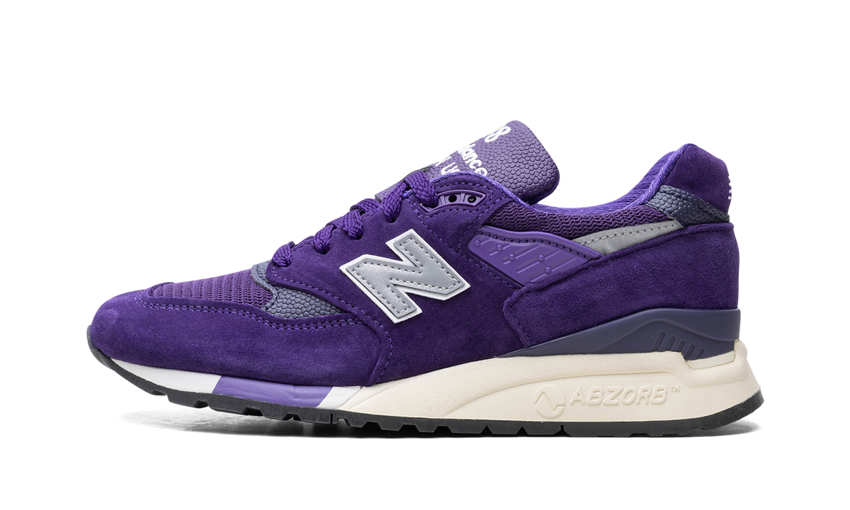 Overkicks - New Balance 998 MiUSA Teddy Santis Plum Purple (U998TE) - vista lateral