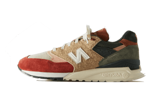 Overkicks - New Balance 998 Ronnie Fieg & Frank Lloyd Wright Foundation Broadacre City Chutney (U998KH1) - vista lateral