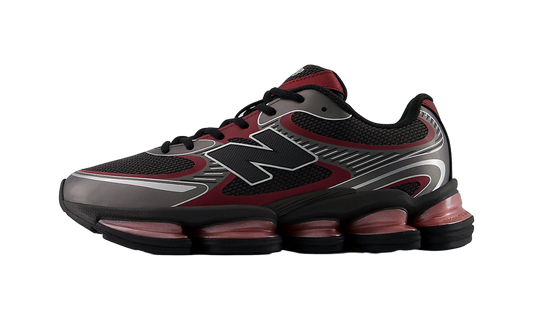 Overkicks - New Balance Abzorb 2000 Black Cement Podium Red (U20001VD) - vista lateral