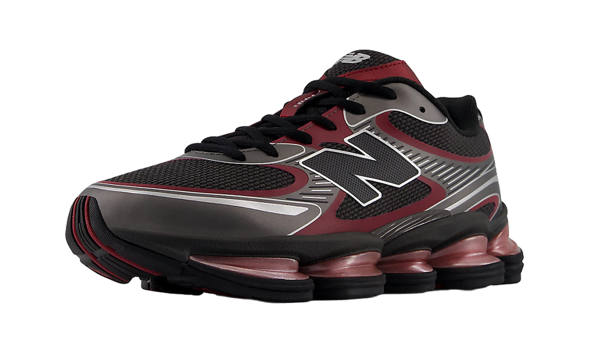 Overkicks - New Balance Abzorb 2000 Black Cement Podium Red (U20001VD) - vista trasera