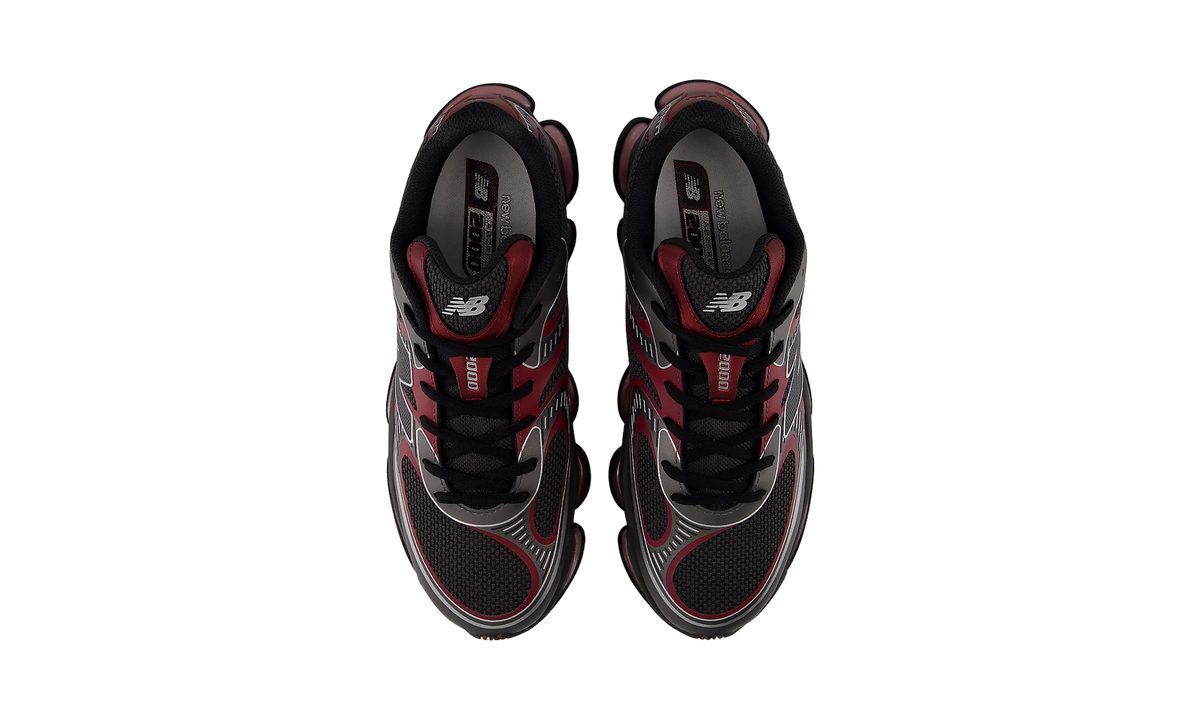 Overkicks - New Balance Abzorb 2000 Black Cement Podium Red (U20001VD) - par completo