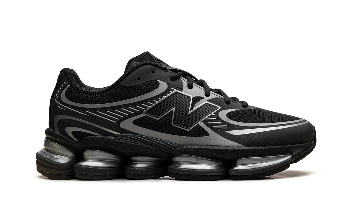 Overkicks - New Balance Abzorb 2000 Black-Silver Metallic (U20008LL) - detalle talón
