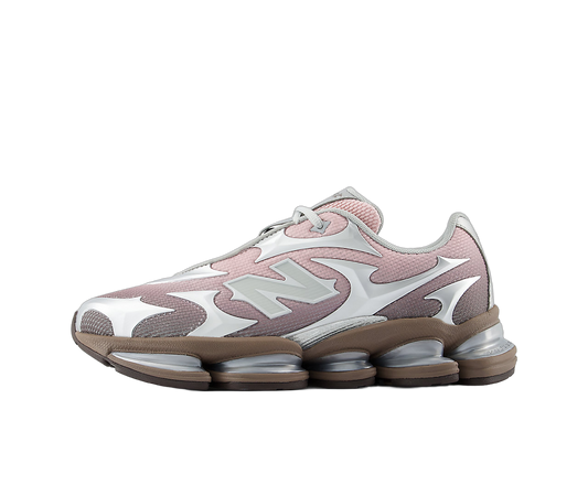 Overkicks - New Balance Abzorb 2000 Silver Metallic Orb Pink Cortado (U20004H3) - vista lateral