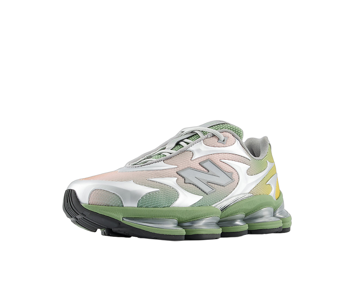 Overkicks - New Balance Abzorb 2000 Silver Metallic Oregano Pink Sand (U20006EI) - vista trasera