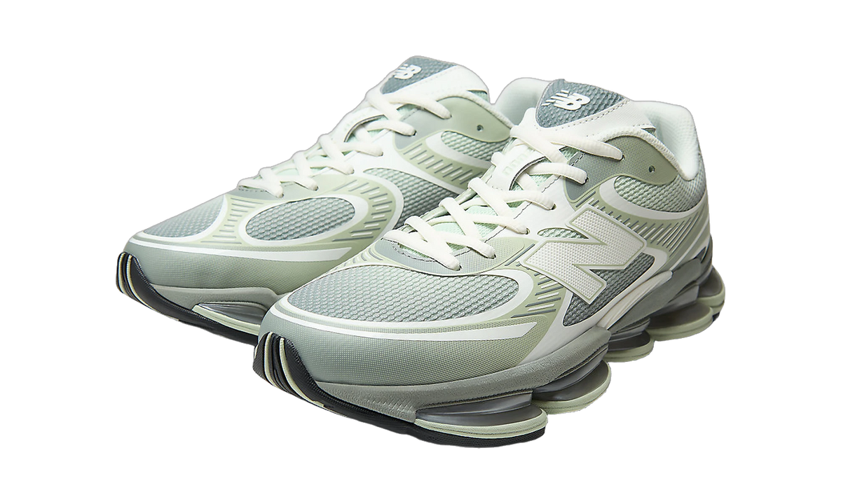 Overkicks - New Balance Abzorb 2000 Silver Moss Bayberry (U20002UU) - vista trasera