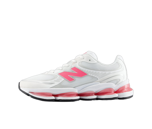 Overkicks - New Balance Abzorb 2000 White Pink (U20007MM) - vista lateral
