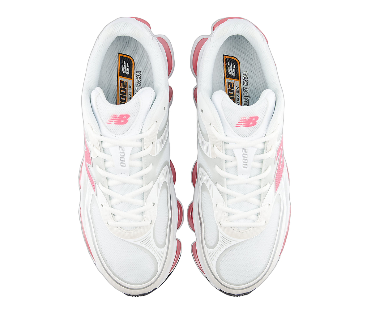 Overkicks - New Balance Abzorb 2000 White Pink (U20007MM) - par completo