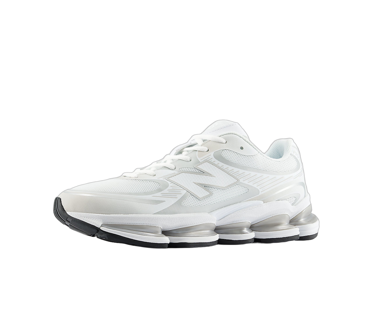 Overkicks - New Balance Abzorb 2000 White Silver Metallic (U20004GM) - vista trasera