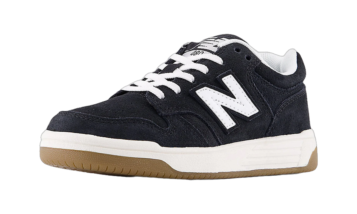 Overkicks - New Balance B480 Lace White Black (PS) (PSB480SB) - imagen 2