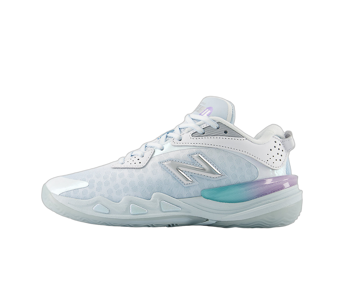 Overkicks - New Balance BB Hesi Low v2 Tyrese Maxey Grey Blue (BBHSLMM2) - vista lateral