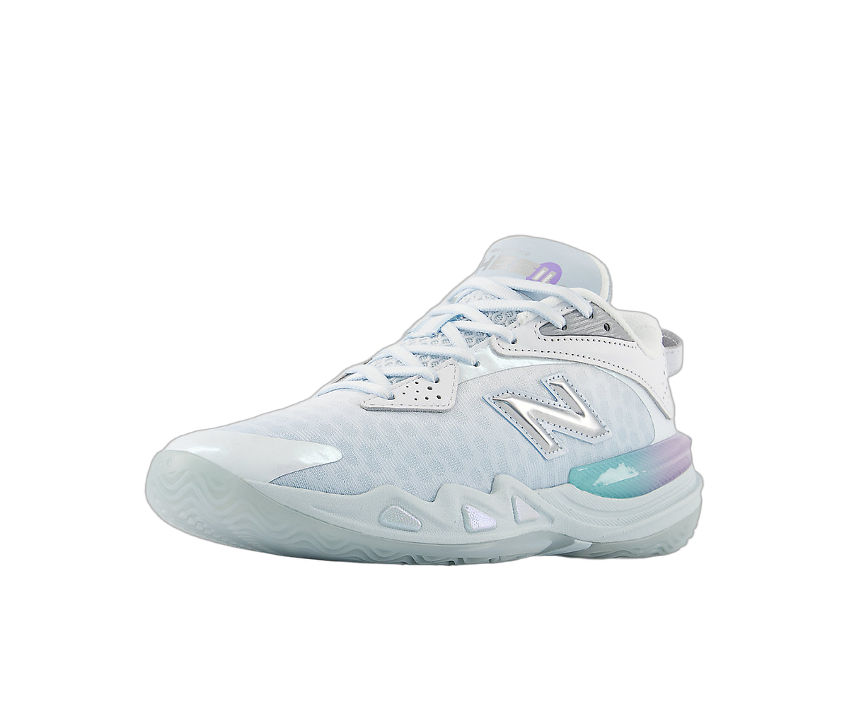 Overkicks - New Balance BB Hesi Low v2 Tyrese Maxey Grey Blue (BBHSLMM2) - vista trasera