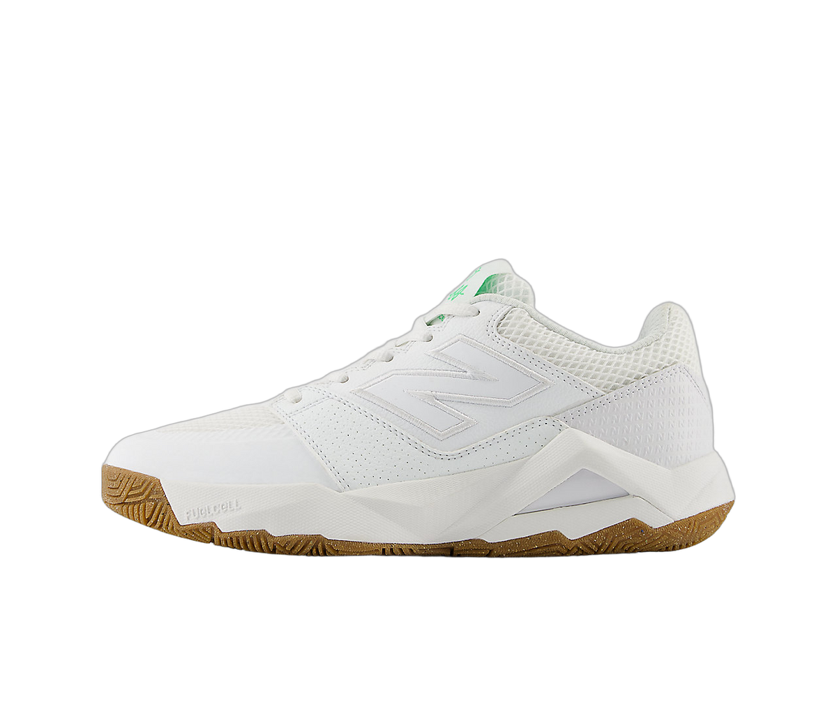 Overkicks - New Balance Coco Delray White Green Apple (Womens) (WCHCODG2) - vista lateral