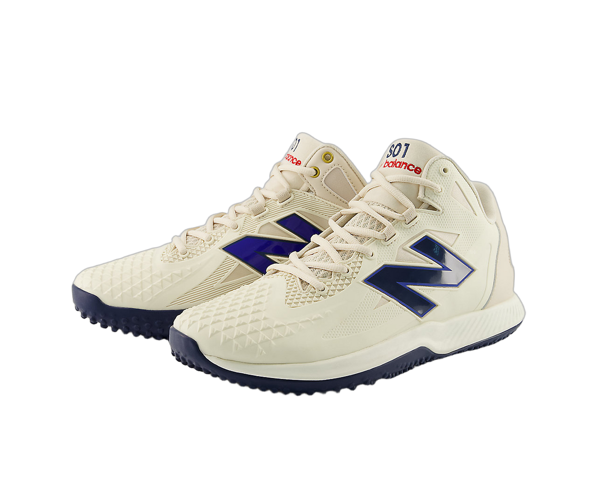 Overkicks - New Balance FuelCell Ohtani 1 TF Shohei Ohtani Bisque Navy (TSHOAC1) - vista trasera