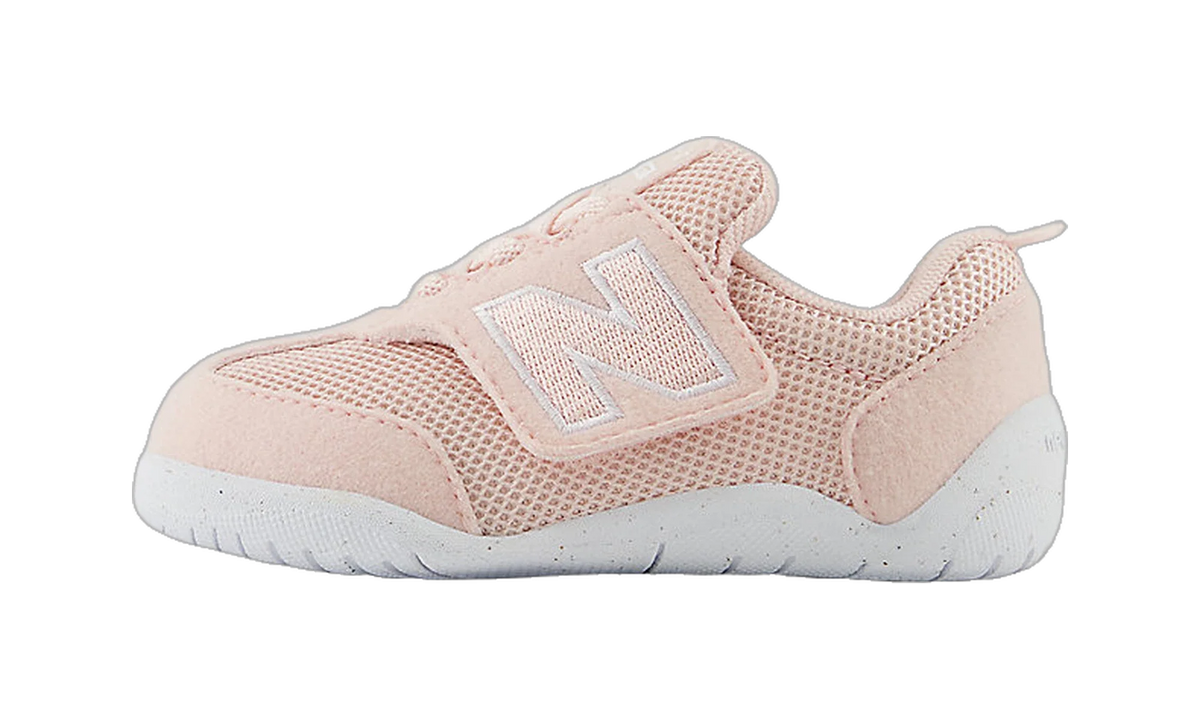 Overkicks - New Balance New-B FIRST Crystal Pink White (TD) (NW1STPK) - vista lateral
