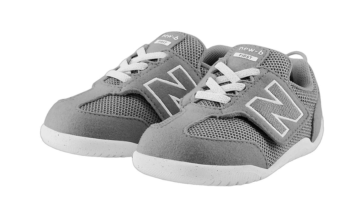 Overkicks - New Balance New-B FIRST Harbor Gray White (TD) (NW1STGR) - imagen 2