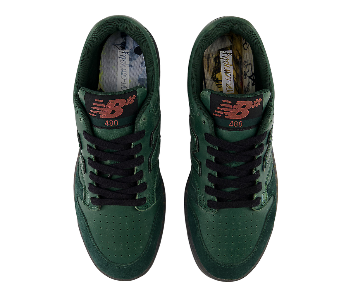 Overkicks - New Balance Numeric 480 No Comply Green (NM480COM) - par completo