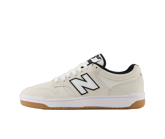 Overkicks - New Balance Numeric 480 White Black (NM480SWG) - vista lateral