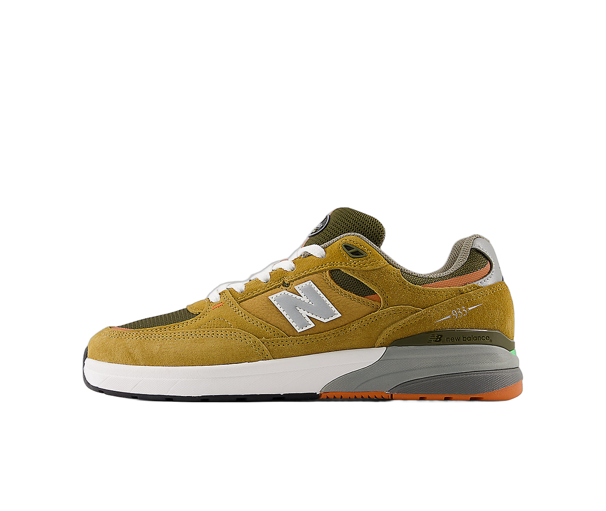 Overkicks - New Balance Numeric 933 Andrew Reynolds Wheat (NM933MNO) - vista lateral