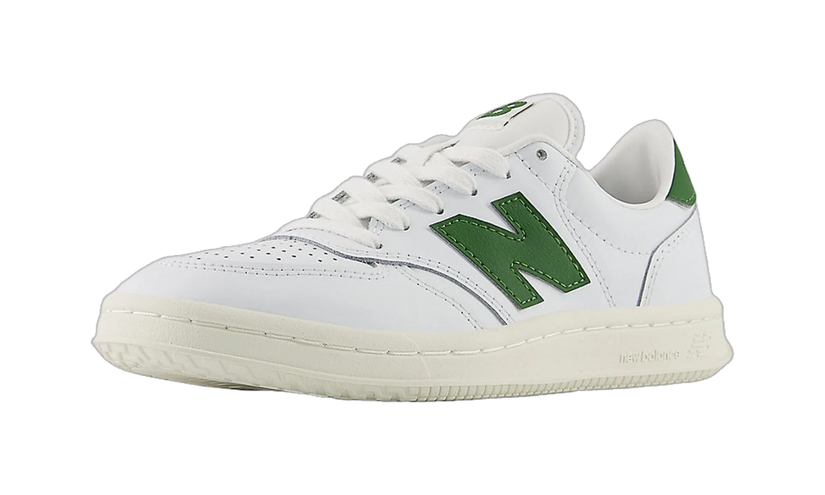Overkicks - New Balance T500 Lace Dark Alpine Green White (GS) (GST500CC) - imagen 2