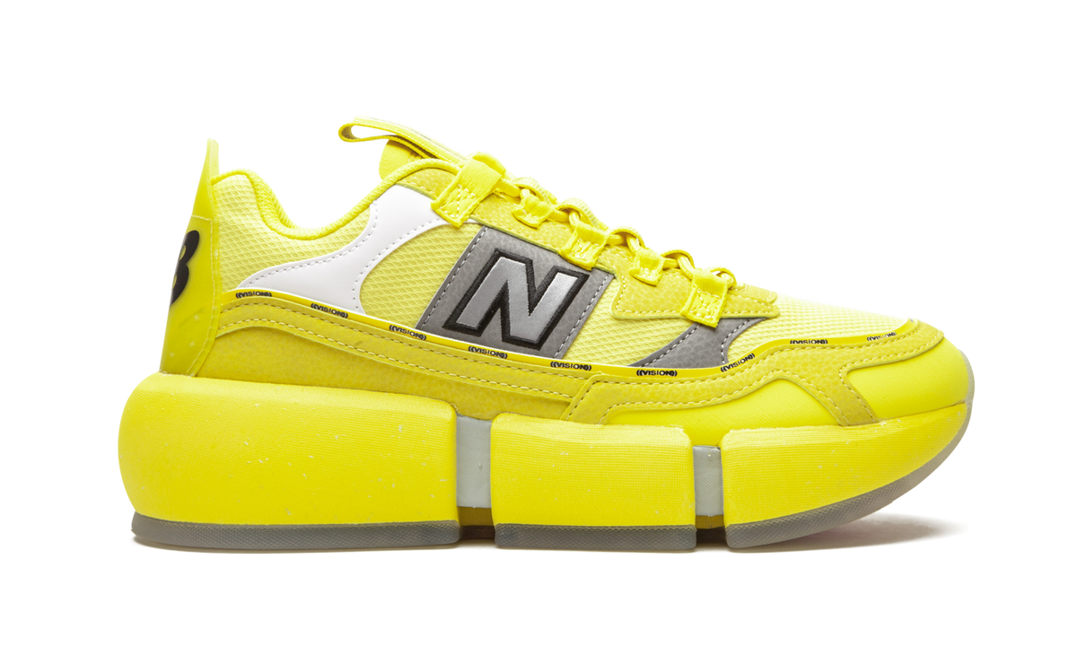 Overkicks - New Balance Vision Racer Jaden Smith Yellow (MSVRCJSB) - detalle talón