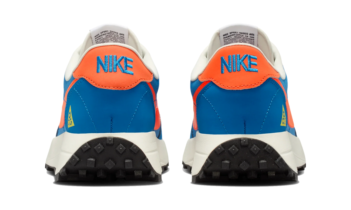 Overkicks - Nike ACG LDV Brilliant Blue Turf Orange (IF2857-400) - detalle talon