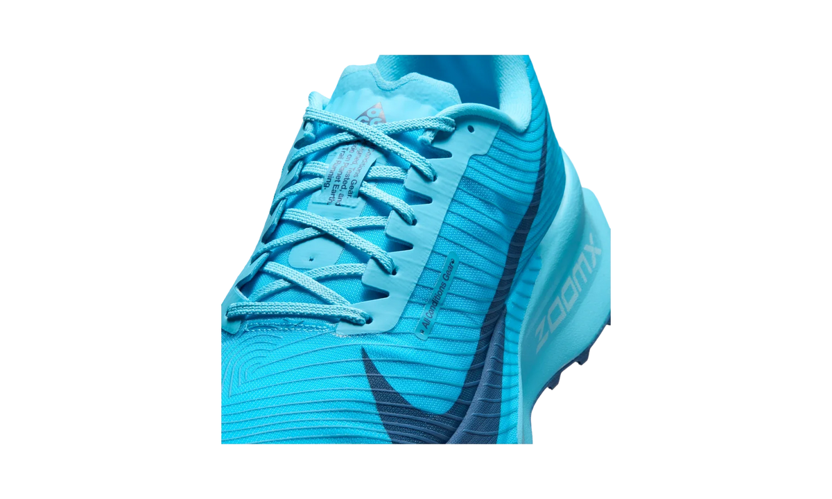 Overkicks - Nike ACG ZoomX Ultrafly Trail Baltic Blue (HF5668-400) - detalle lateral interior