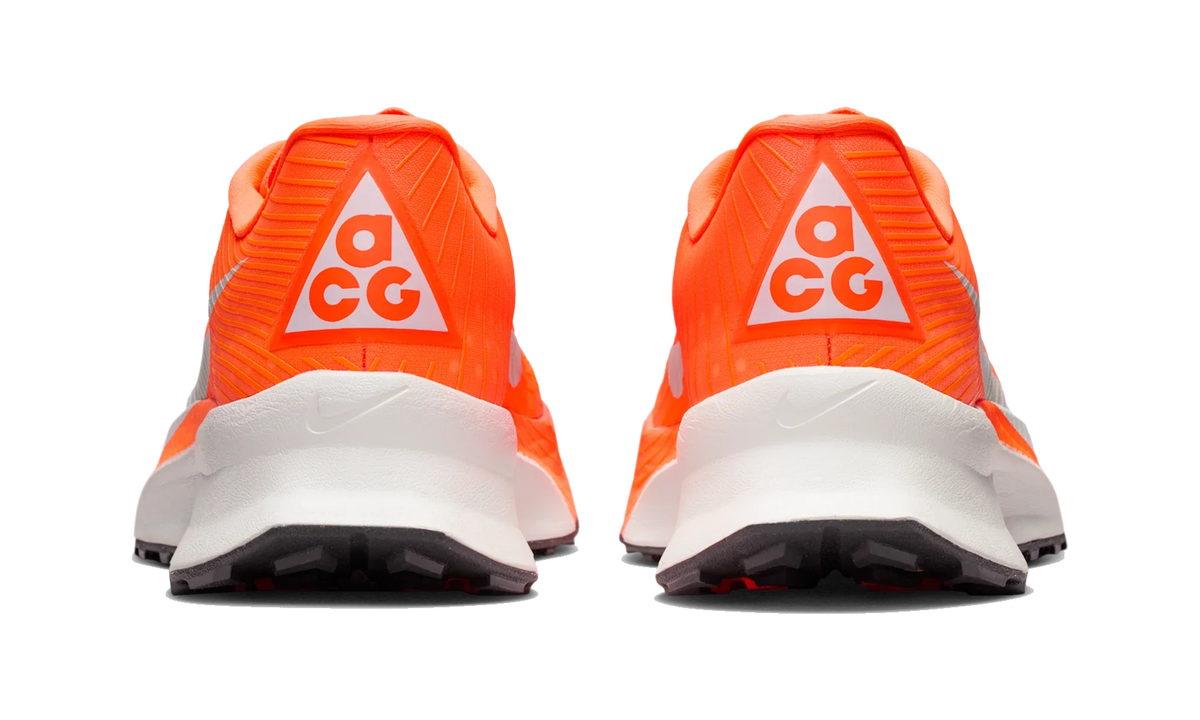 Overkicks - Nike ACG ZoomX Ultrafly Trail Hyper Crimson Total Orange (HF5668-801) - detalle lateral interior