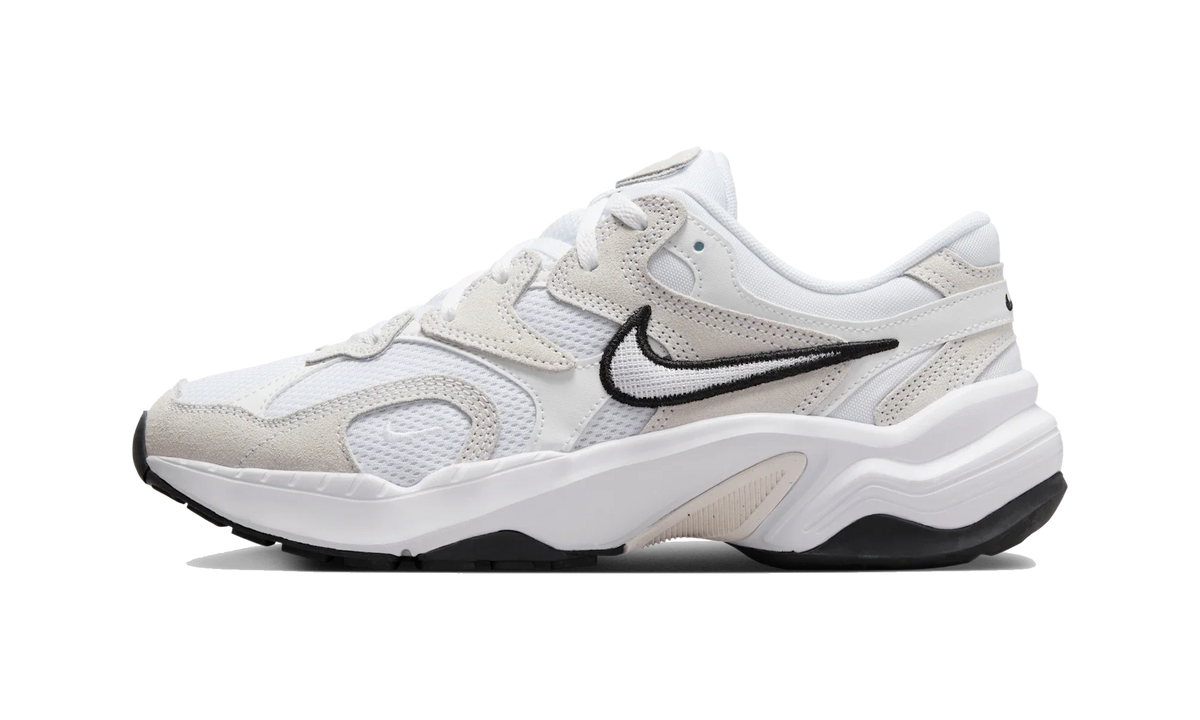 Overkicks - Nike AL8 Summit White Black White (Womens) (FJ3794-102) - vista lateral