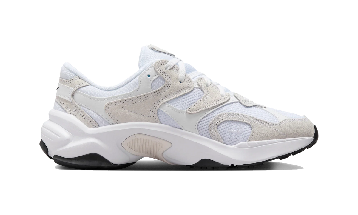 Overkicks - Nike AL8 Summit White Black White (Womens) (FJ3794-102) - detalle suela