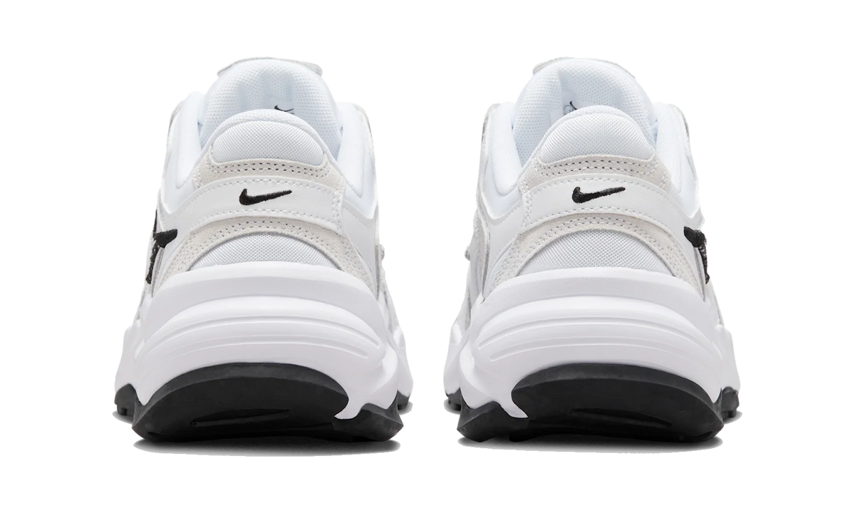 Overkicks - Nike AL8 Summit White Black White (Womens) (FJ3794-102) - detalle talon