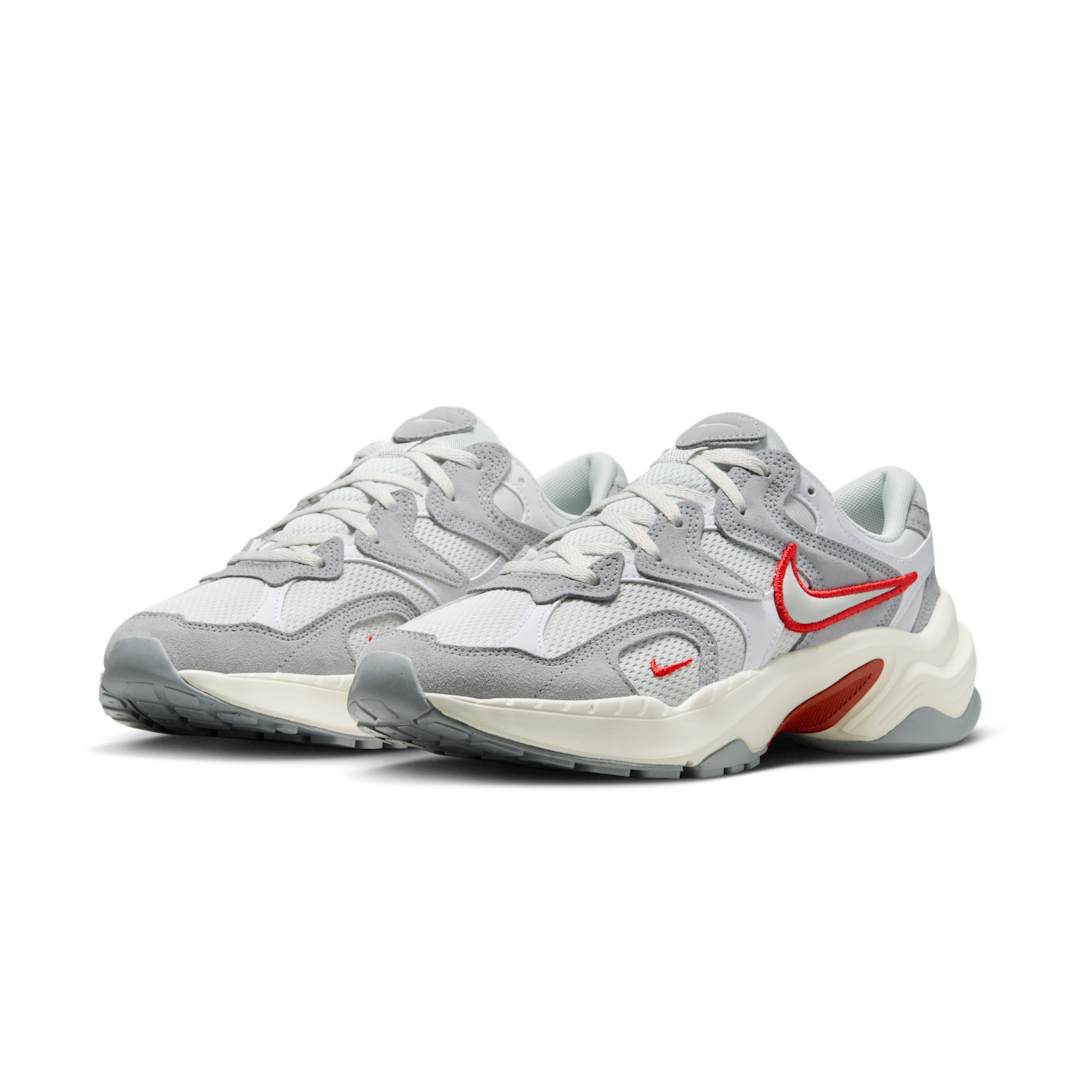 Overkicks - Nike AL8 Wolf Grey Picante Red Photon Dust (Womens) (IB3952-003) - vista trasera