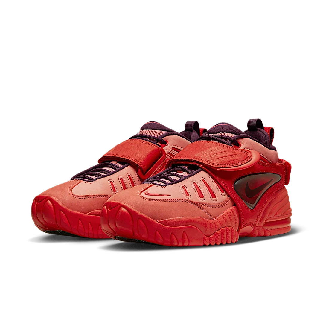 Overkicks - Nike Air Adjust Force AMBUSH Light Madder Root Burgundy Crush (DM8465-800) - vista trasera