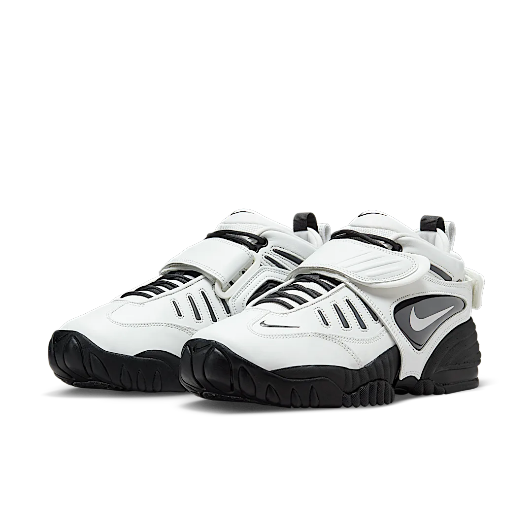Overkicks - Nike Air Adjust Force AMBUSH Summit White Black (DM8465-100) - vista trasera