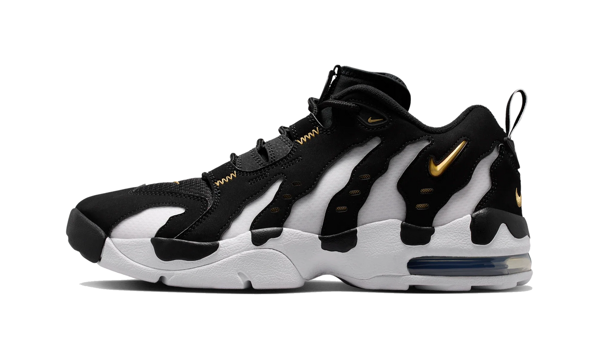 Overkicks - Nike Air DT Max 96 Low Black Metallic Gold (IF5478-001) - vista lateral